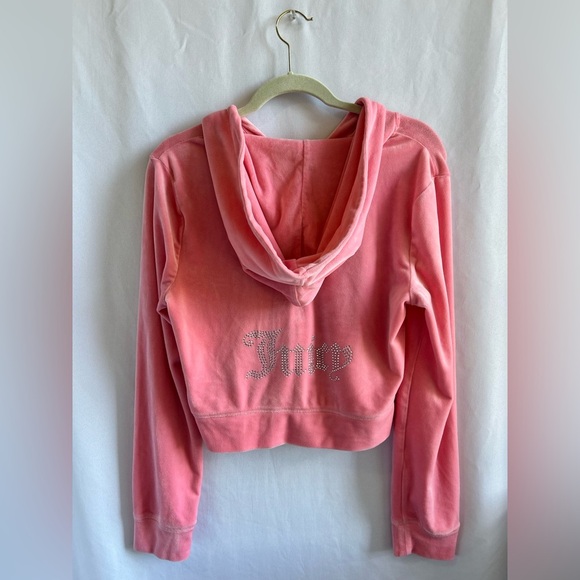 Juicy Couture Sweaters - Juicy Couture Bling Pink Zip Up Jacket
